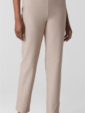 J. Jill Slim Straight Pants in Light Beige